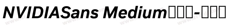 NVIDIASans Medium字体下字体转换